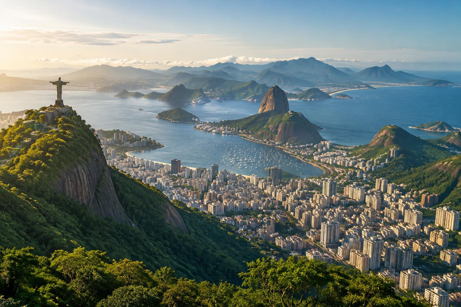Paisagem ilustrativa do Brasil